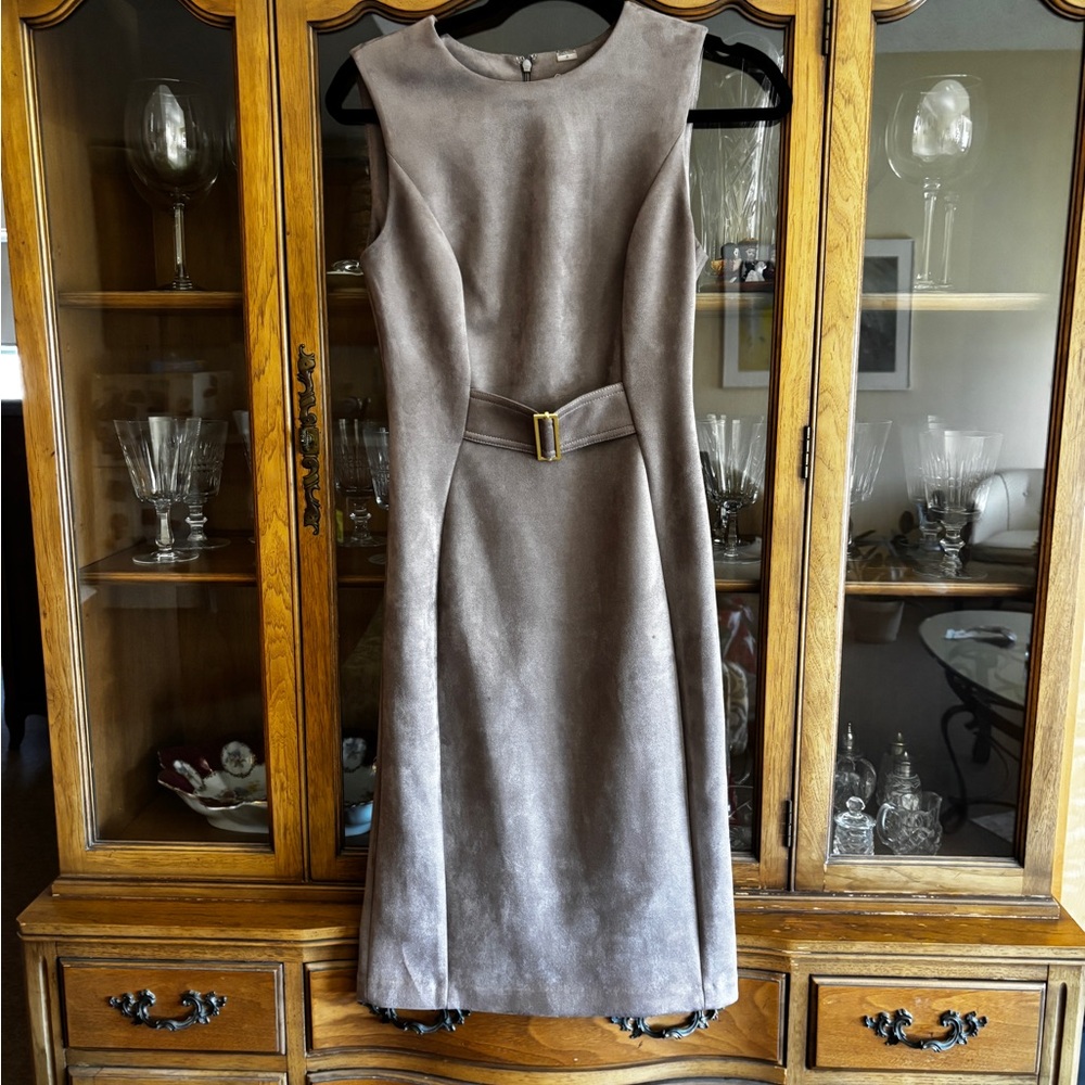 Purple Suede Dress
